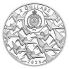 Sada pěti stříbrných uncových mincí Věra Čáslavská s pamětním listem - proof