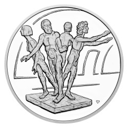 Stříbrná medaile - Olbram Zoubek proof
