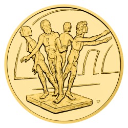 Zlatá medaile - Olbram Zoubek proof