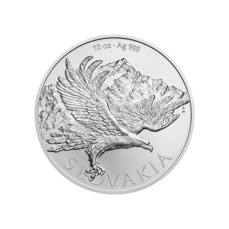 Stříbrná 10oz investiční mince Orel 2026 stand