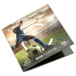 Sada oběžných mincí České republiky 2026 - MS ve fotbale