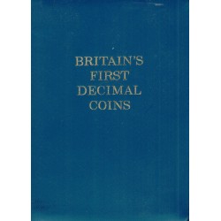 Sada prvních desetinných mincí Velké Británie