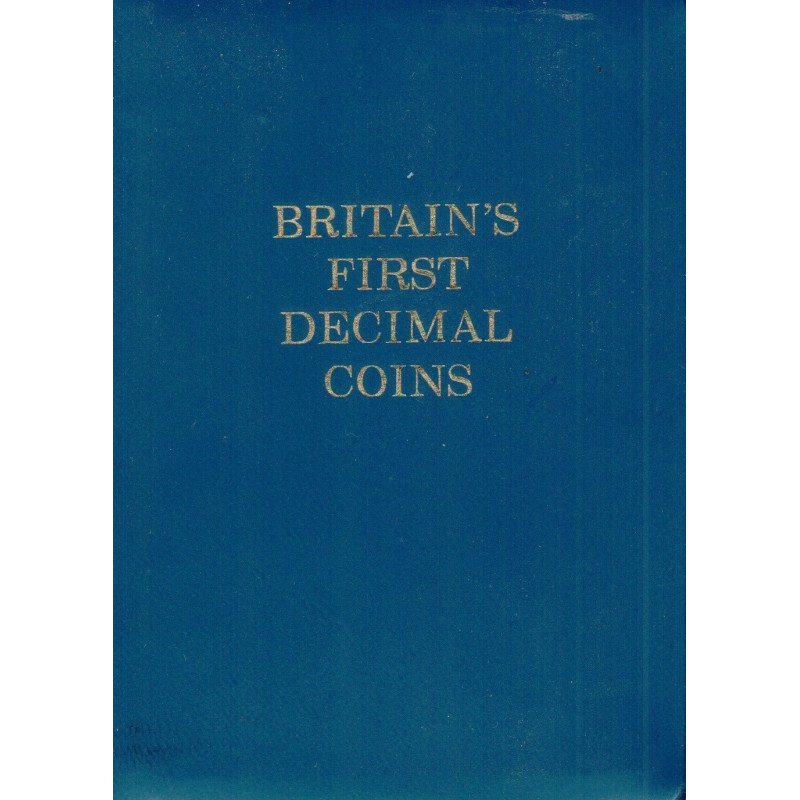 Sada prvních desetinných mincí Velké Británie