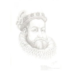 Autorská reprodukce portrétu Rudolf II.