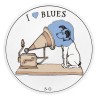 Stříbrná uncová medaile - Jiří Slíva I Love Blues Standard