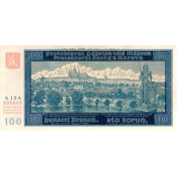 100 Korun 1940 - S. 13 A 935805 - "SPECIMEN"