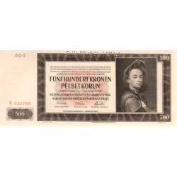 500 Korun 1942 - K 022766 - "SPECIMEN"