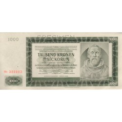 1000 Korun 1942 - Hc 322203 "SPECIMEN"