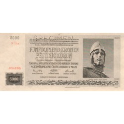 5000 Korun 1944 - S. 11 A 034295 - "SPECIMEN"