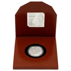 Stříbrná mince 150 let od narození Tomáše Bati proof