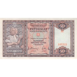 50 slovenských korun 1940 - Mf 185323 "SPECIMEN"