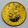 Zlatá mince Jednodukát Karel IV. 1981