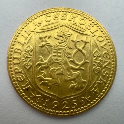 Zlatá mince Svatováclavský dukát - rok 1925