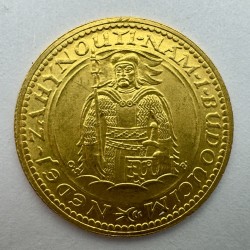 Zlatá mince Svatováclavský dukát - rok 1925
