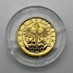 1997 - Zlatá mince Třídukát slezských stavů z r. 1621, Proof