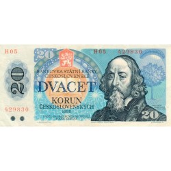 Bankovka 20 Kčs 1988 - H 05 429830