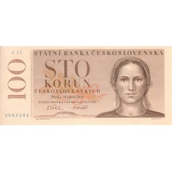 1000 Koruna 1951 S. 11 B 622281 - nevydaná