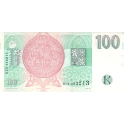 Bankovka 100 Kč 1995 - B75 482213