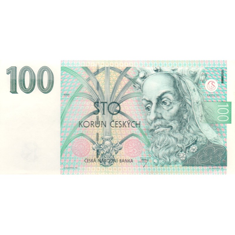 Bankovka 100 Kč 1995 - B75 482213