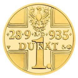 Sada zlatých dukátů sv. Václava se zlatým certifikátem 2025 proof - Vl. Pavlica