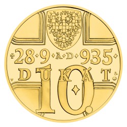 Sada zlatých dukátů sv. Václava se zlatým certifikátem 2025 proof - Vl. Pavlica