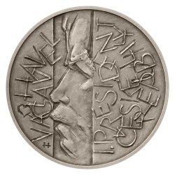 Stříbrná medaile Václav Havel 90 let odražek třídukátu standard