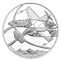 Stříbrná medaile Český akrobatický letec Martin Šonka proof