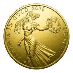 Zlatá investiční mince 1 oz Bohemia in Gold Bullion 2026 Standard