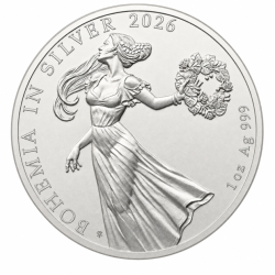 Stříbrná investiční mince 1 oz Bohemia in Silver Bullion 2026 Standard