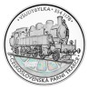 Stříbrná číslovaná medaile 1 oz Československá parní trakce Všudybylka 354.1178 proof s hologramem