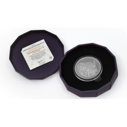 Stříbrná číslovaná medaile 10 oz Československá parní trakce Všudybylka 354.1178 proof s hologramem