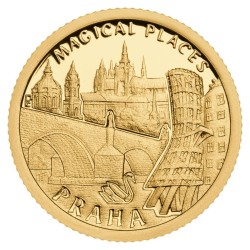 Zlatá mince Magical Places - Praha Proof