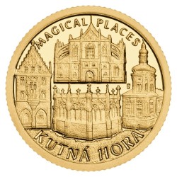 Zlatá mince Magical Places - Kutná Hora Proof