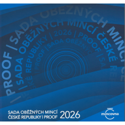 Sada oběžných mincí 2026 proof /papírový obal/