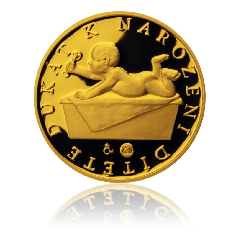 2012 - Zlatý Dukát k narození dítěte - Au 1/10 Oz