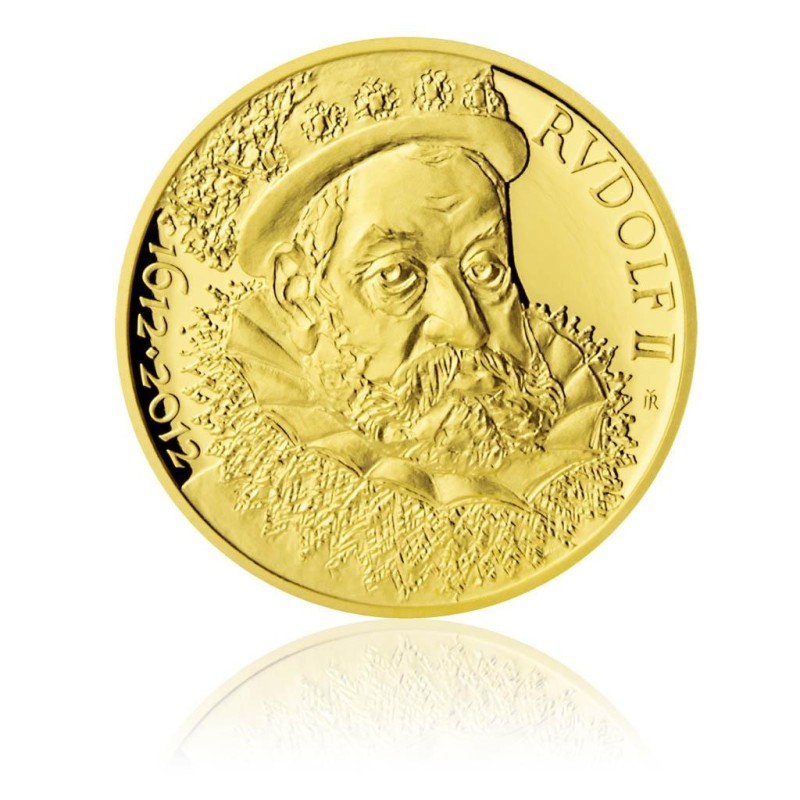 2012 - Zlatá medaile 400. výročí úmrtí Rudolfa II. - 1/2 Oz