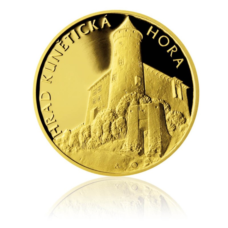 2012 - Zlatá medaile Hrad Kunětická hora - Au 1 Oz
