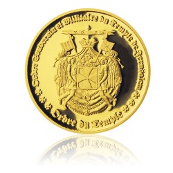 2012 - Zlatá medaile Řád templářů - Au 1/2 Oz