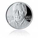 Stříbrná pamětní medaile "Václav Havel" kolorováno