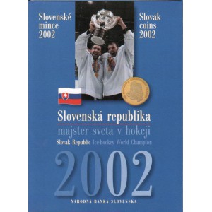 Sada oběžných mincí Slovenské republiky 2002 - MS v hokeji