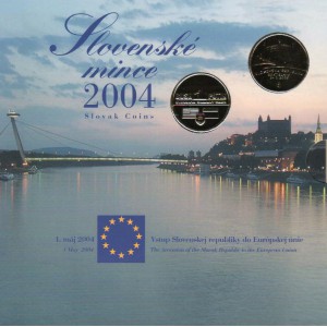 Sada oběžných mincí Slovenské republiky 2004 - Vstup SR do Eu