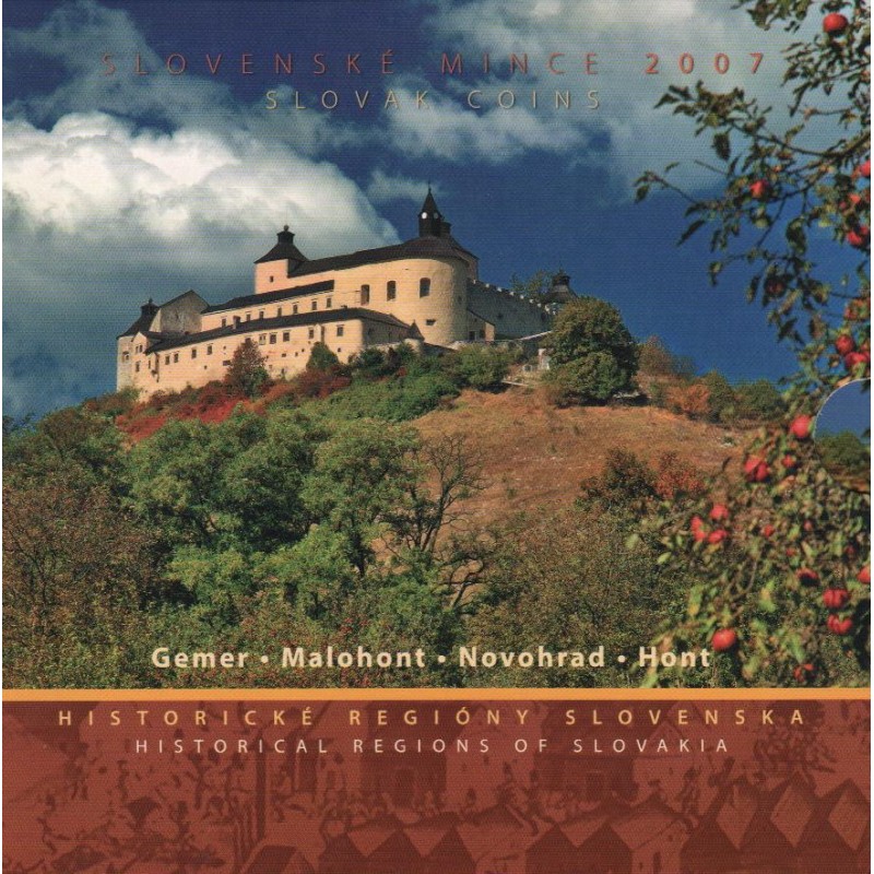 Sada oběžných mincí Slovenské republiky 2007 - Historické regiony Slovenska