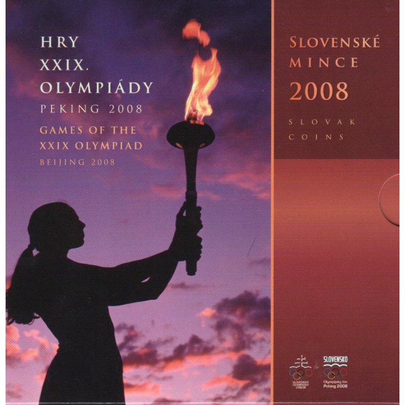 Sada oběžných mincí Slovenské republiky 2008 - ZOH Turín