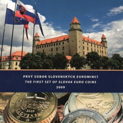 Sada oběžných mincí Slovenské republiky 2009 - První soubor slovenských euromincí