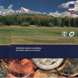 Sada oběžných mincí Slovenské republiky 2009 - První soubor slovenských euromincí