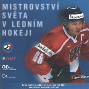 Sada oběžných mincí České republiky 2004 - Mistrovství světa v ledním hokeji