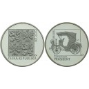 Pamětní stříbrná mince Automobil President - Proof 