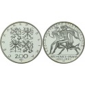 1997 - Pamětní stříbrná mince Atletická unie a běh Běchovice-Praha, Proof 