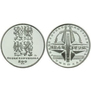 Pamětní stříbrná mince NATO - Proof 