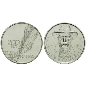 Pamětní stříbrná mince Jaroslav Vrchlický - Proof 